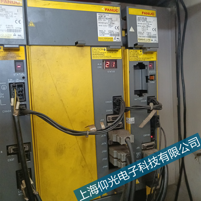 上海發(fā)那科伺服驅(qū)動器報警444 608 怎么解決