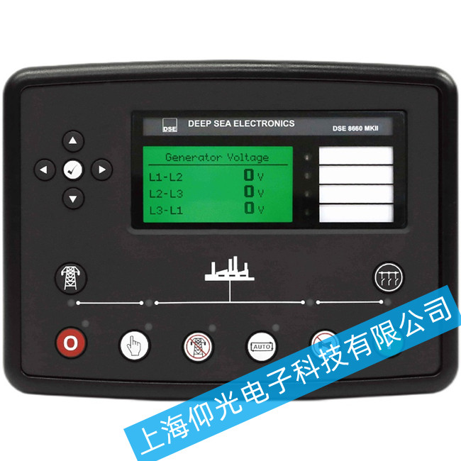 DSE柴油發(fā)電機主控制面板維修8620顯示屏控制模塊修理