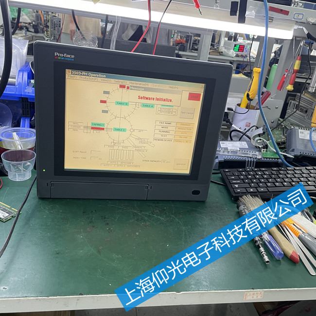 廣州粗紗機(jī)普洛菲斯觸摸屏黑屏維修中心-仰光電子
