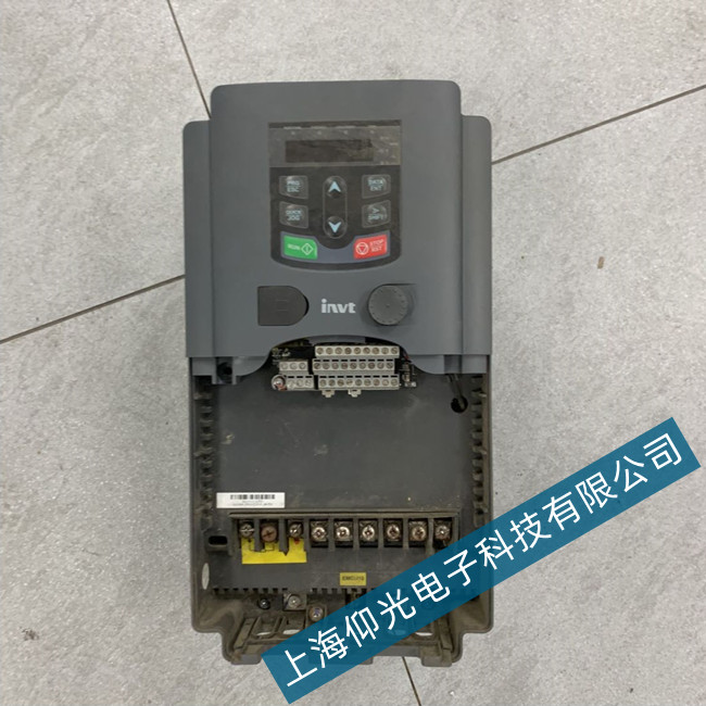 英威騰變頻器CHV100系列開(kāi)機(jī)作業(yè)無(wú)輸出故障修復(fù)