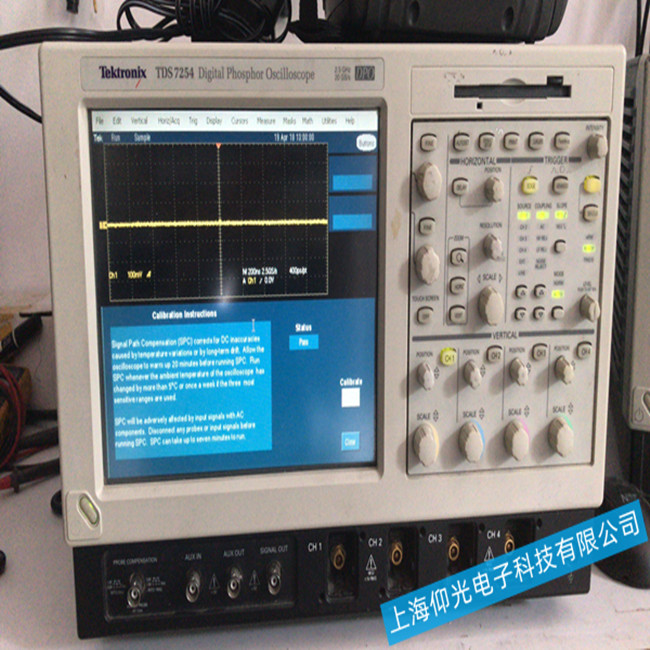 泰克TDS7254示波器進(jìn)入不了測(cè)試界面故障排查