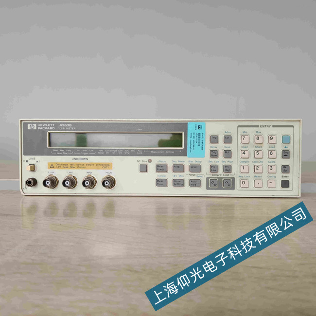 安捷倫4263B LCR測試儀開機(jī)不能進(jìn)入測試界面故障維修點(diǎn)