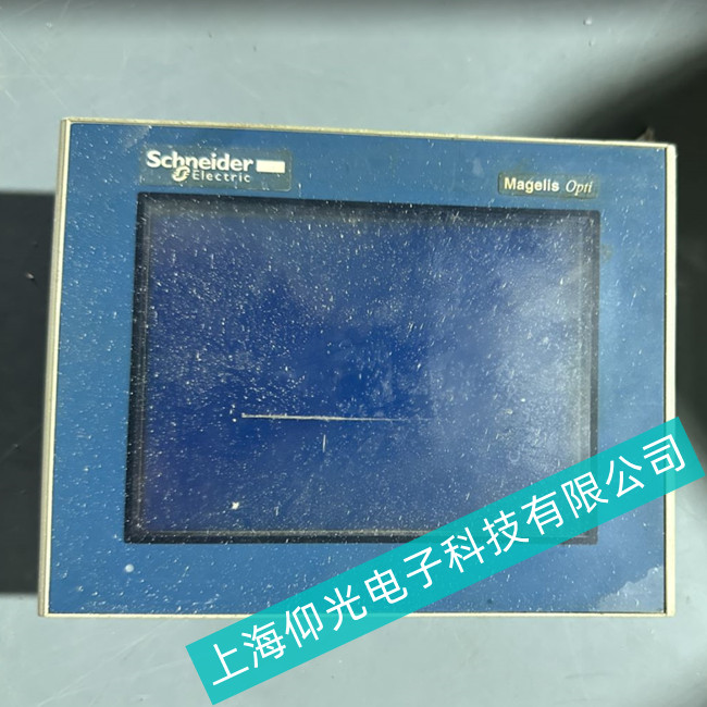 水電站通風控制系統(tǒng)//施耐德觸摸屏HMIGTO2310背光暗、看不清楚字跡故障維修